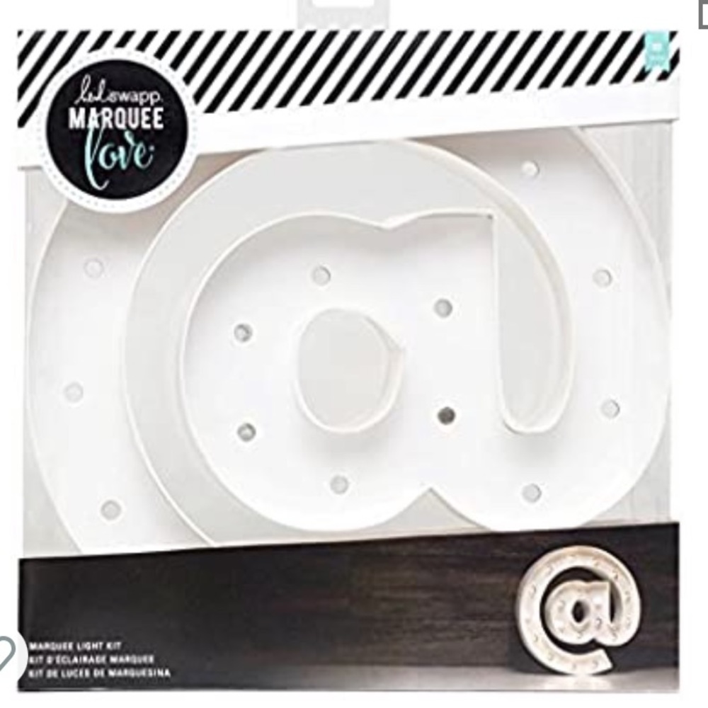 “@“ Symbol Marquee Sign